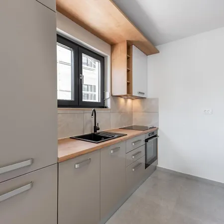 The Golden With Terrace Apartment